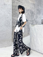 Loose Stylish False Two Straight Leg Suit